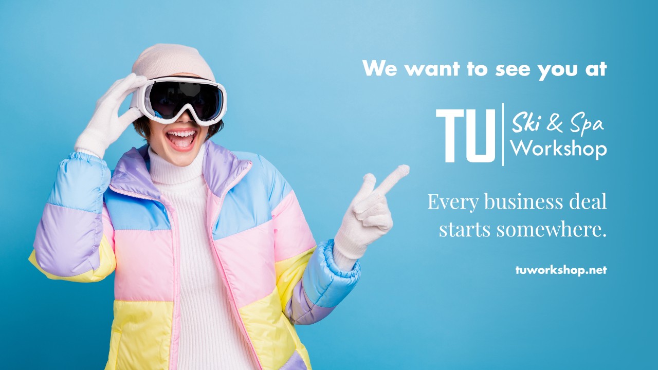 TU Ski & Spa event banner